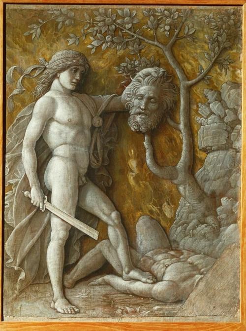 Photo:  Andrea Mantegna, David with the Head of Goliath, 1490